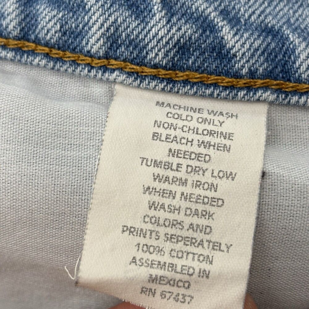Vintage Route 66 Relaxed Fit Light Wash Mom Jeans Women's Size 18W High Rise - Picture 6 of 11